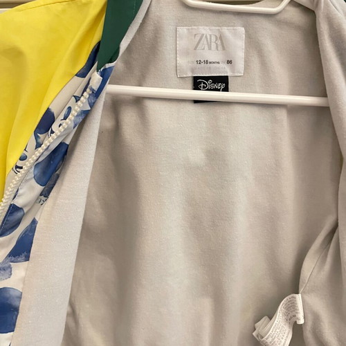 Zara Mickey Mouse raincoat like new