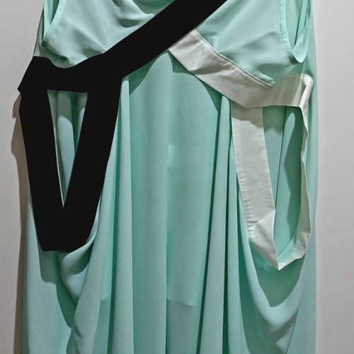 Stelios Koudounaris dress used, green, small size