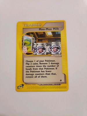 Κάρτα Pokemon Moo-Moo Milk μεταχειρισμένη, Expedition Base Set 155/165