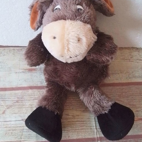 Plush glove puppet donkey Bastitay used