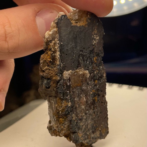 Selenite with hematite new, beautiful specimen