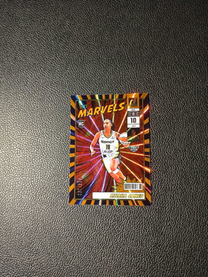 2025 Panini Donruss WNBA Net Marvels Aziaha James Orange Laser new