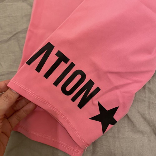 PE Nation leggings s coral pink, like new, collectible