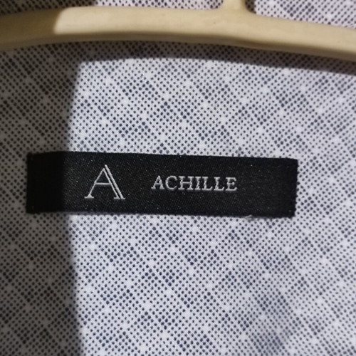 Achille men's shirt, gray, size L