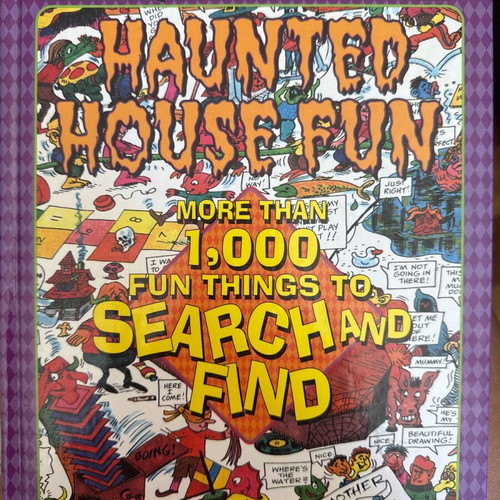 Haunted House Fun Search and Find like new, English