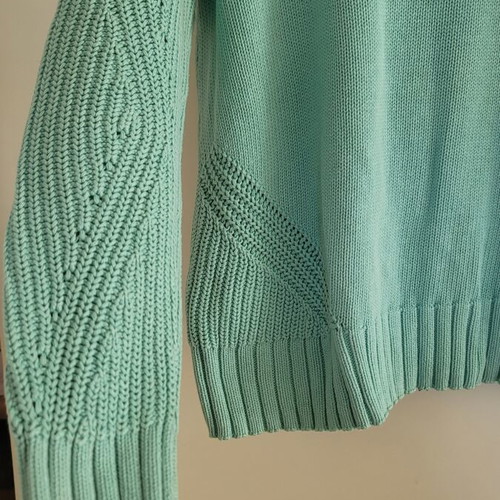 M&S 100% Cotton Aqua Jumper, Size M