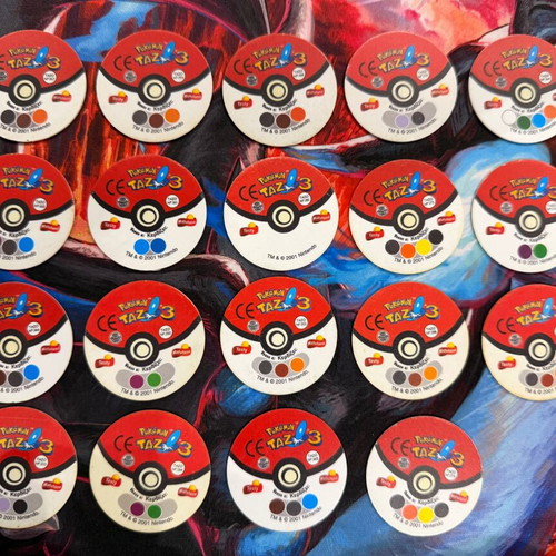 Tazos 3 Pokemon pack of 19, like new
