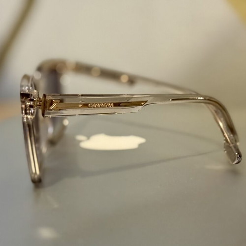 Carrera sunglasses used, crystal gold frame, gradient lenses