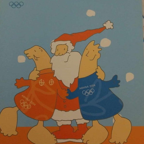 Athens 2004 greeting cards new, pack of 9 pieces