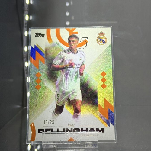 Jude Bellingham Topps Real Madrid numbered card /25 like new