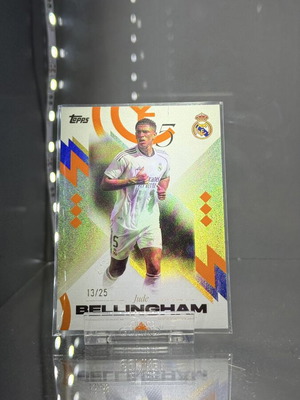 Jude Bellingham Topps Real Madrid numbered card /25 like new