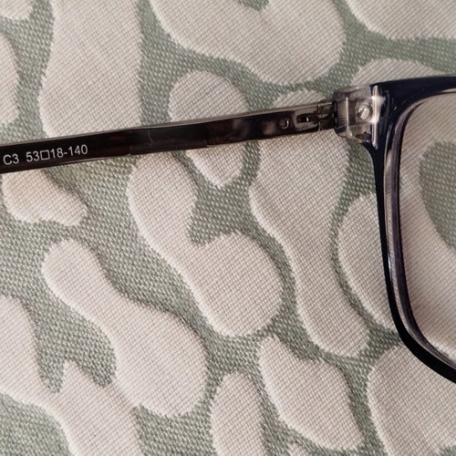 Nemesi NMCL105 C3 acetate eyeglass frame like new, dark blue transparent