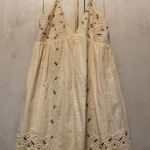 Zara mini beige dress size M like new