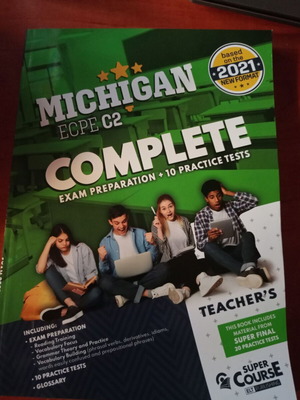 Michigan ECPE C2 Complete Exam Preparation + 10 Practice Tests Teacher's new