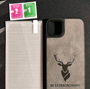 Apple iPhone 11 pro max tempered glass & case