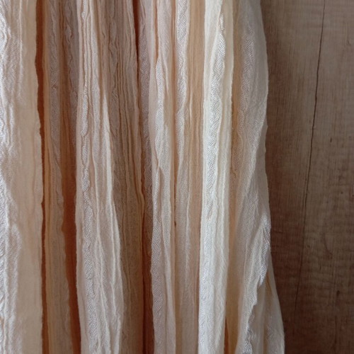 Dress one size beige like new, 80% cotton 20% viscose