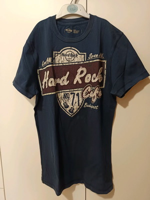 Hard Rock Cafe short sleeve t-shirt used, size S, blue