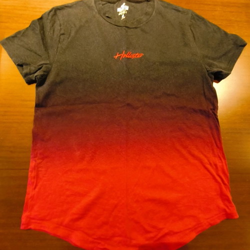 Hollister men's T-shirts pack of 2 XS used, dip-dye effect