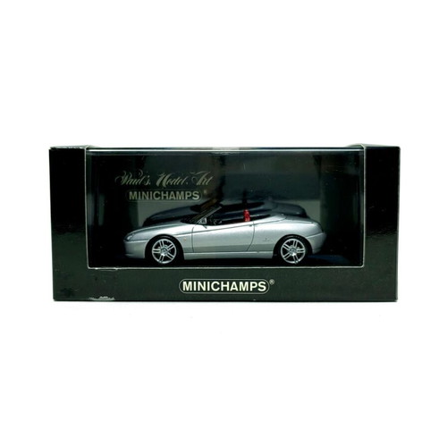 Alfa Romeo Spider 3.2 V6 24V 2003 Silver 1:43 Minichamps Diecast Model New
