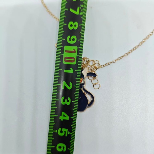 Sailor Moon Luna necklace with enamel like new