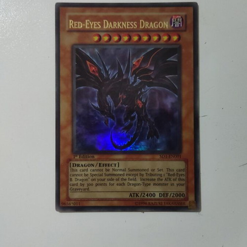 Red Eyes Darkness Dragon like new