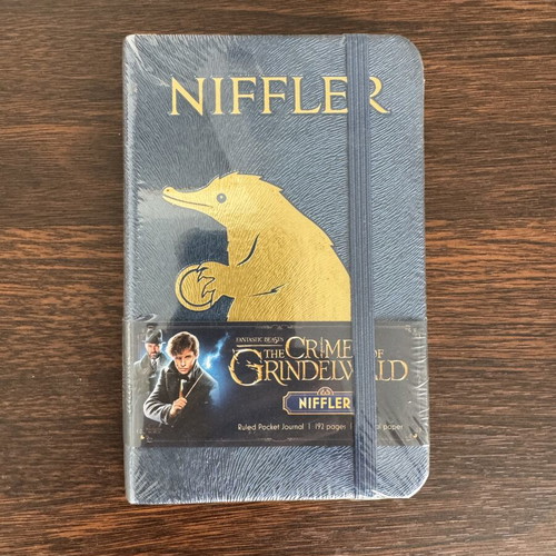Fantastic Beasts Niffler ruled pocket journal