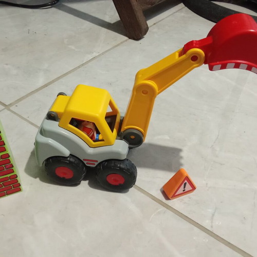 Playmobil 1.2.3 large set with vehicles and figures