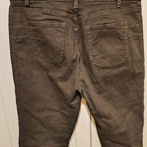 Elastic pants black mid waist XL like new