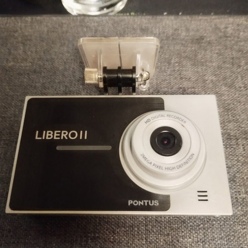 Pontus Libero II Dual Dashcam System like new, front and rear protection