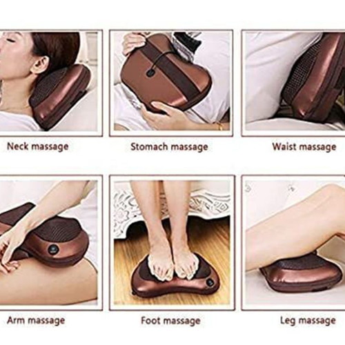 Massage pillow new with heating and infrared for car, home, office