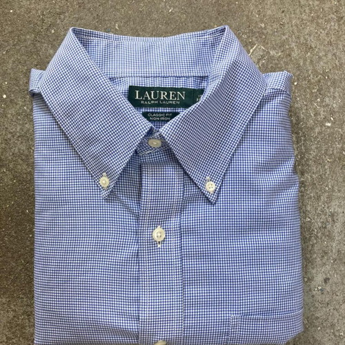 Lauren Ralph Lauren Classic Fit Longsleeve Shirt, white blue blocked