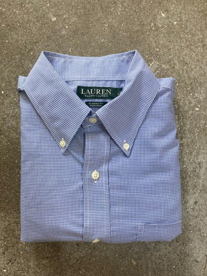 Lauren Ralph Lauren Classic Fit Longsleeve Shirt, white blue blocked