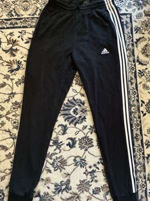 Adidas 3 Stripe Tech Tapered φόρμα 100% βαμβάκι καινούργια μαύρο άσπρο