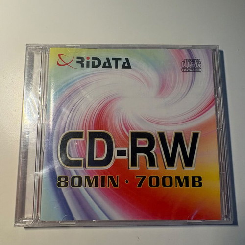 Ridata CD-RW 80 min 700 MB new