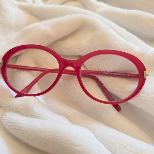 Tom Ford Red Eyeglasses New