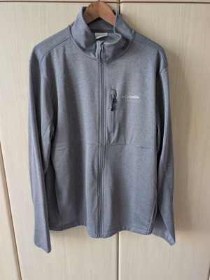 Columbia fleece large gray used, lightweight thin