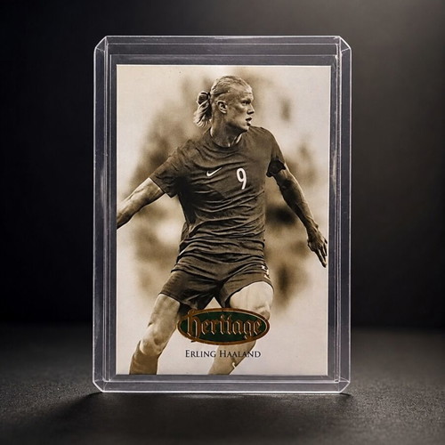 Erling Haaland Futera Heritage Unique 13/35 card