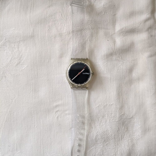Swatch Linde Group GS132 Leading ρολόι μεταχειρισμένο, χρειάζεται μπαταρία