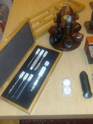 Pipe collection like new, handmade authentic pipes and accessories