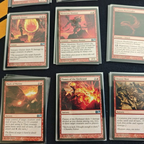 Magic the Gathering M13 Red Collection like new