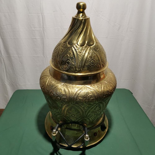 Bronze electric vessel used for heating water, tea, coffee