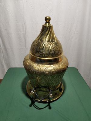 Bronze electric vessel used for heating water, tea, coffee