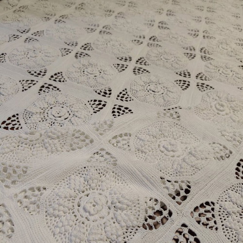 Knitted handmade blanket 160 * 210 like new