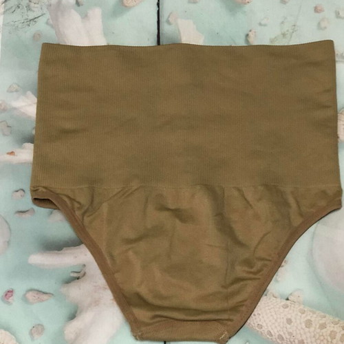 High-waisted underwear new, beige color, size S/M