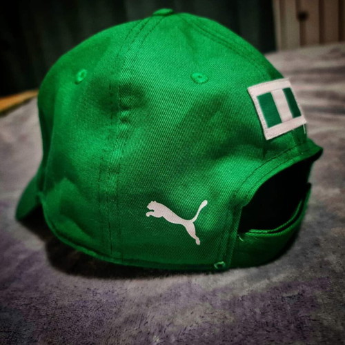 Puma Nigeria cap like new, limited edition, green cotton