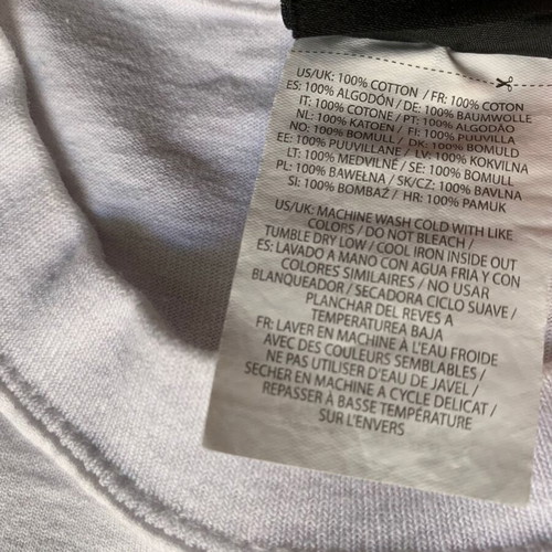 HUF t-shirt used, size small, white