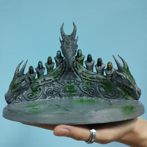 Skyrim Dragon Priest Altar 3D printed figure new, hand-painted, 20 cm