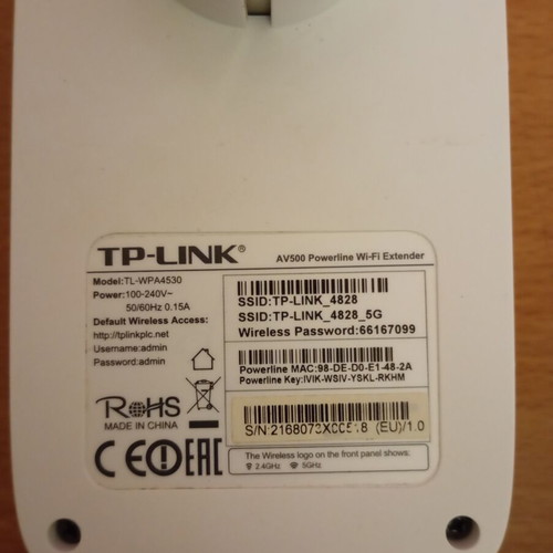TP-Link AC powerline WiFi router