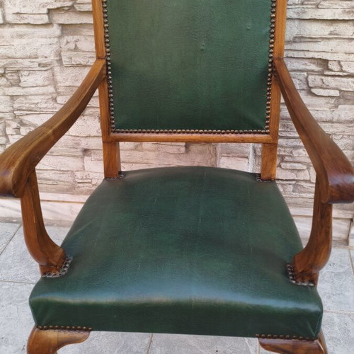 Office chair solid walnut wood, excellent condition