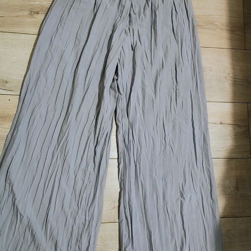 Zara set like new, blouse and pants, gray